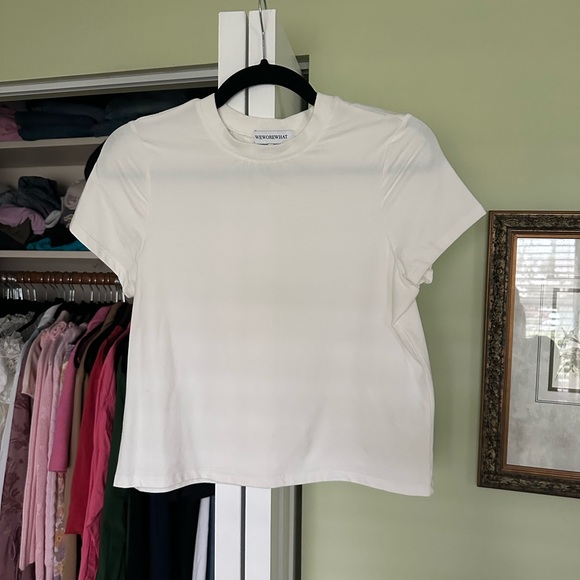 WeWoreWhat Relaxed Tee in White - Picture 2 of 5